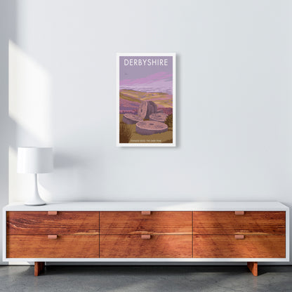 Stanage Edge Derbyshire Travel Art Print by Stephen Millership A3 Canvas