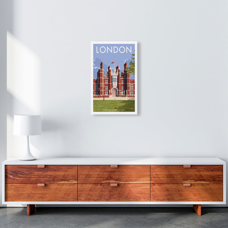 Hampton Court London Travel Art Print by Stephen Millership A3 Canvas