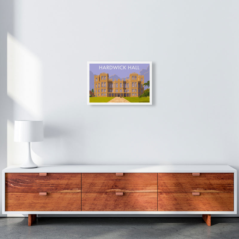 Derbyshire Hardwick Hall Art Print by Stephen Millership 30x40 Travel Canvas