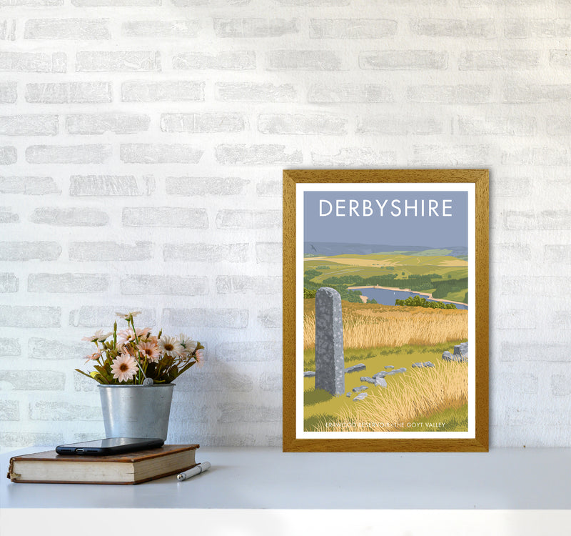 Derbyshire Errwood Travel Art Print By Stephen Millership A3 Print Only
