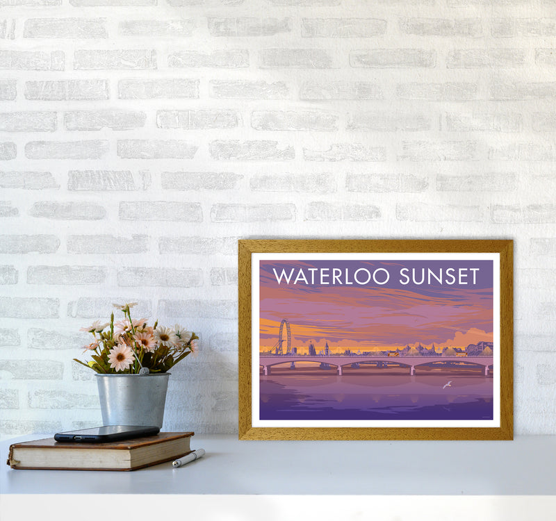 London Waterloo Travel Art Print By Stephen Millership A3 Print Only