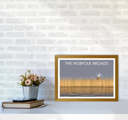 Norfolk Broads Travel Art Print By Stephen Millership A3 Print Only