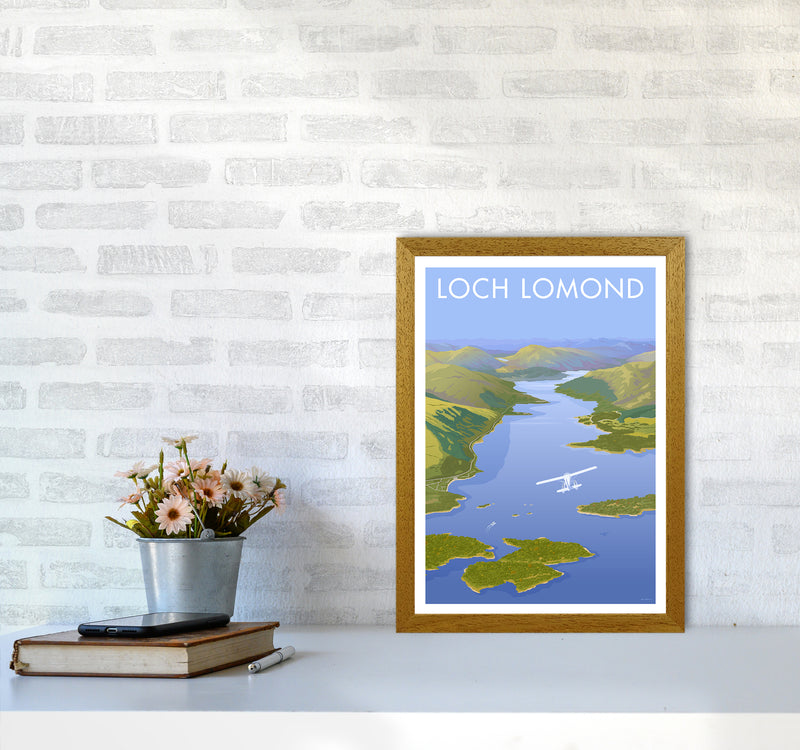 Scotland Loch Lomond Travel Art Print By Stephen Millership A3 Print Only