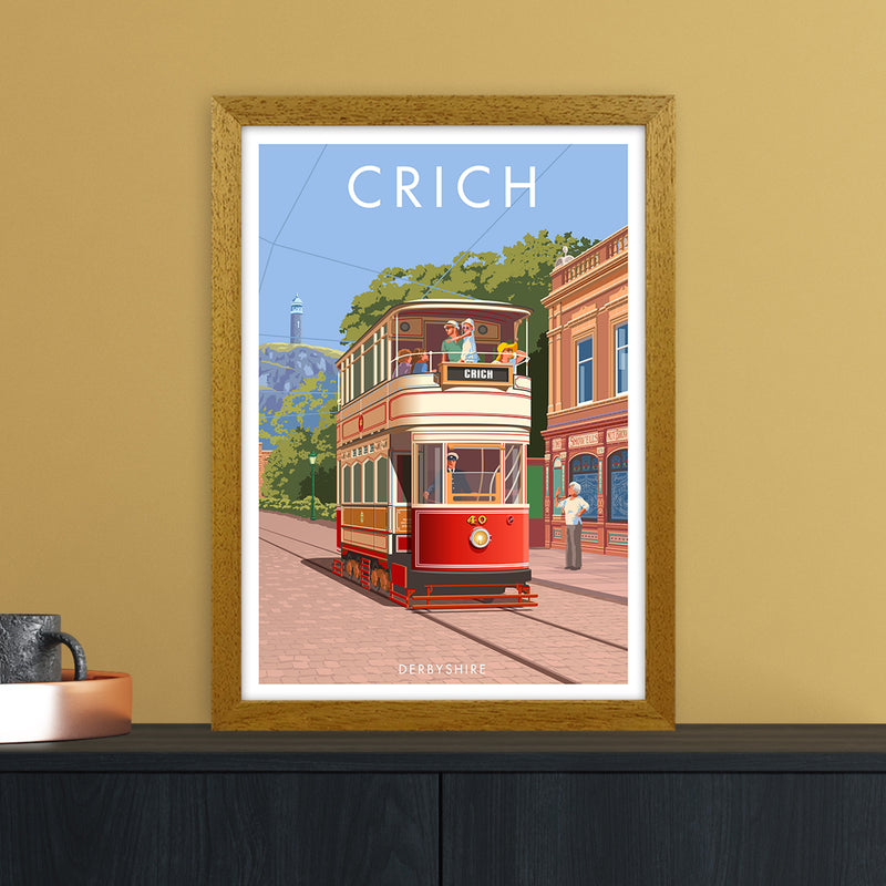Derbyshire Crich Art Print by Stephen Millership A3 Print Only