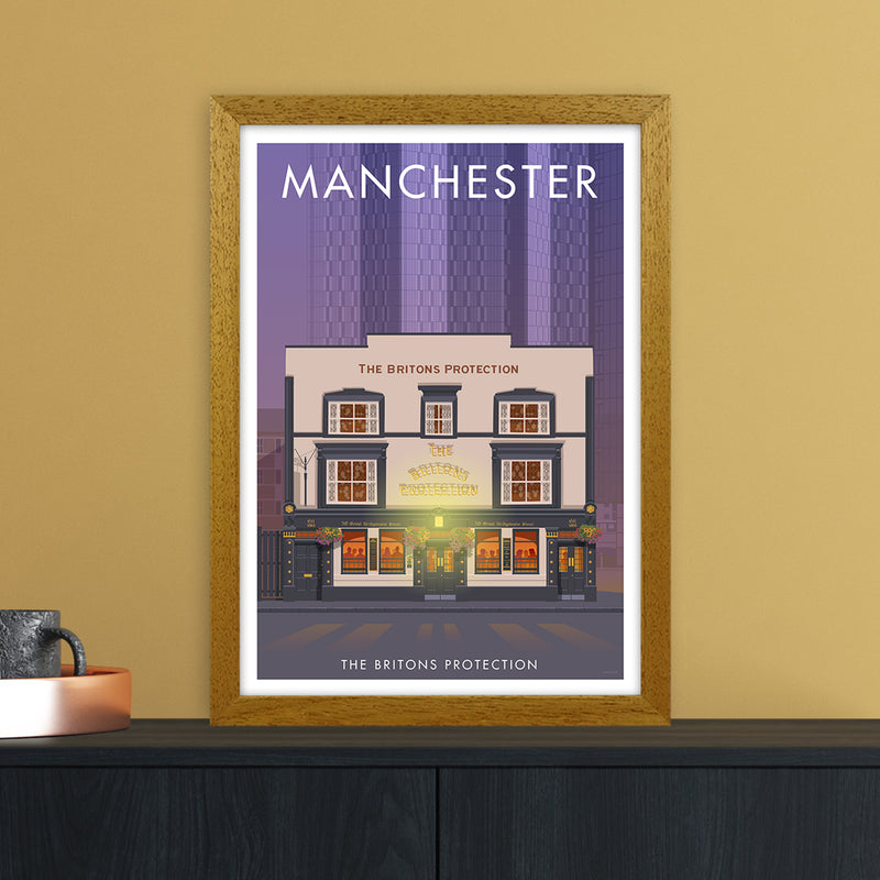 Manchester Britons Protection Art Print by Stephen Millership A3 Print Only