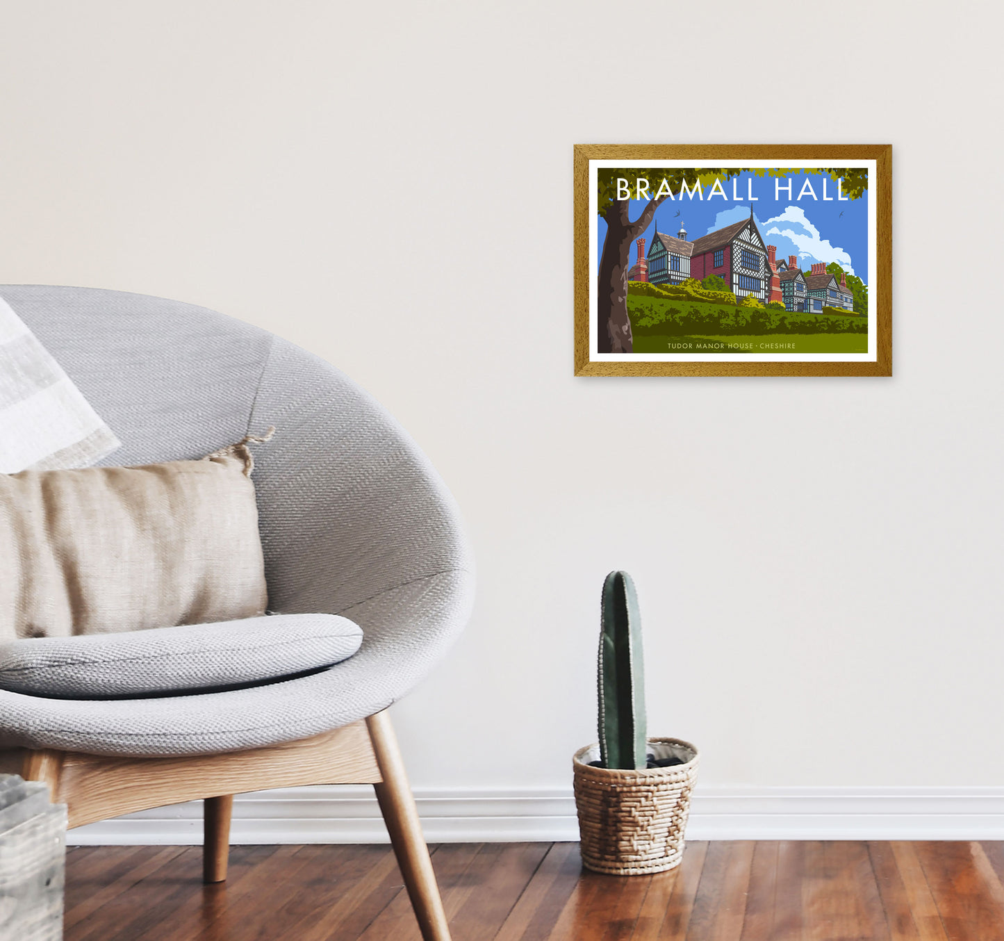Bramall Hall by Stephen Millership A3 Print Only