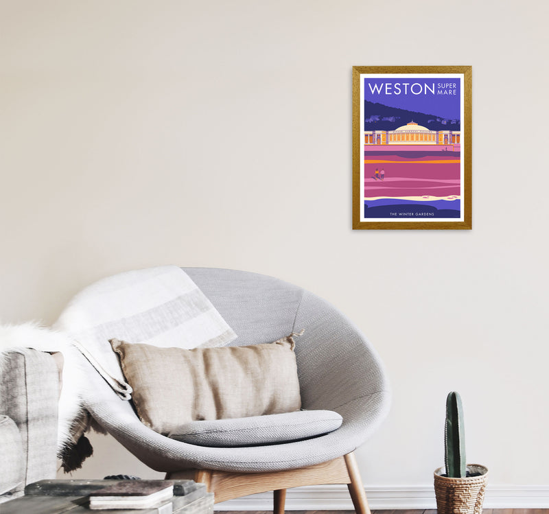 Weston-super-mare Art Print by Stephen Millership A3 Print Only