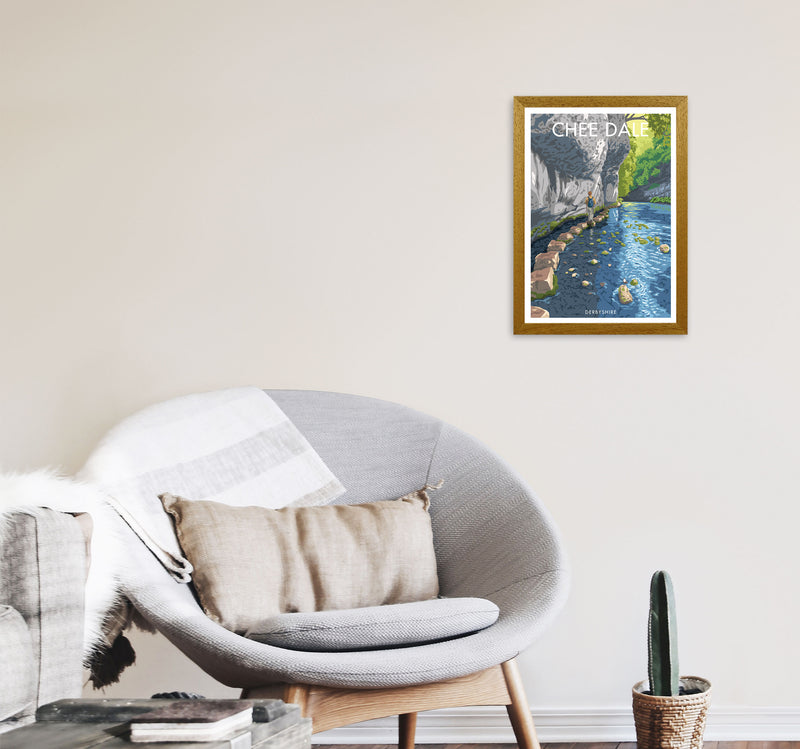 Chee Dale Art Print by Stephen Millership, Framed Wall Art A3 Print Only