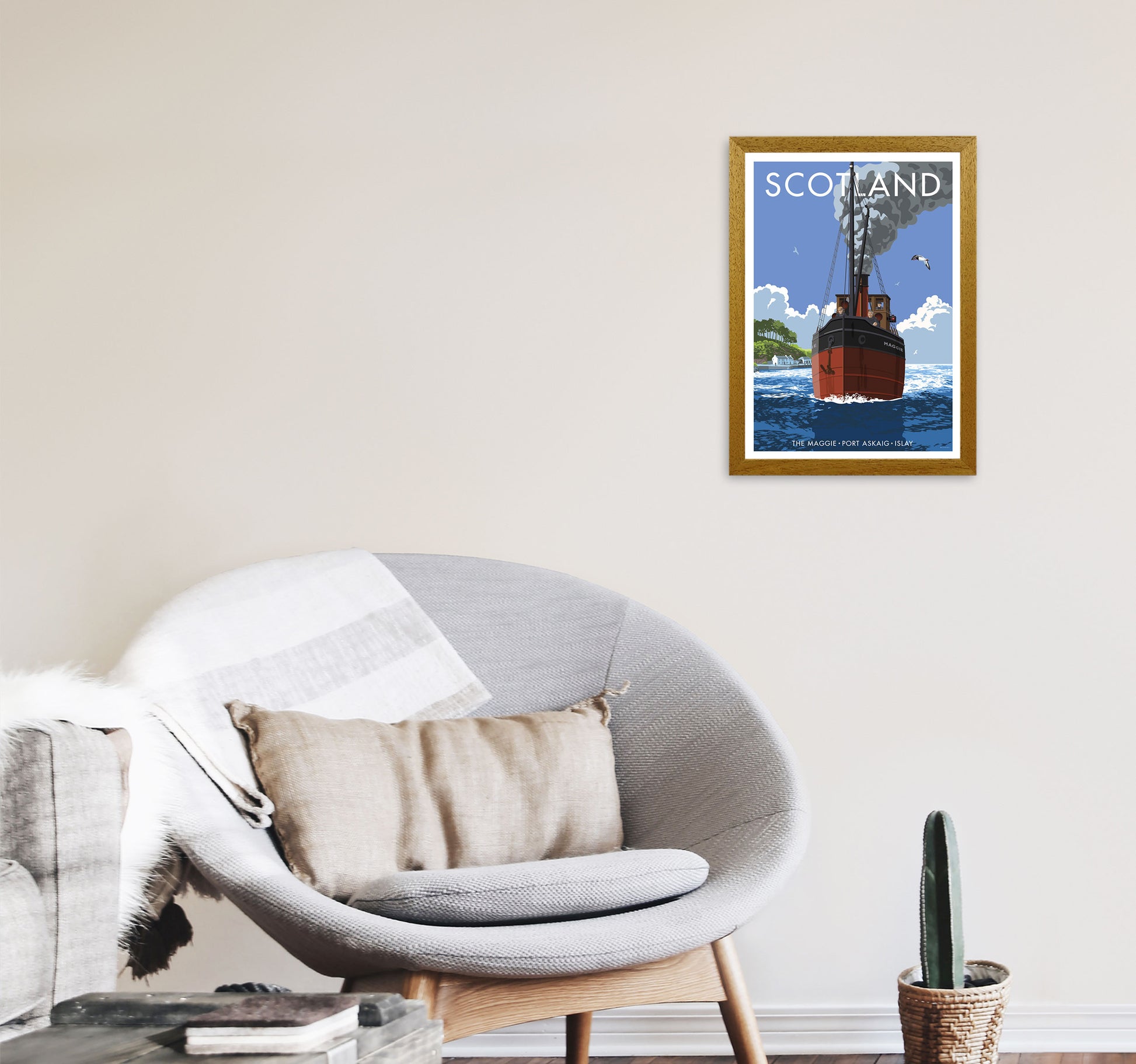 Scotland Art Print by Stephen Millership A3 Print Only
