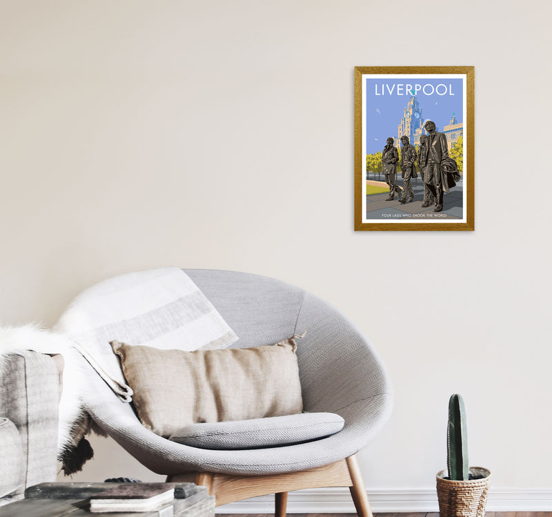 Liverpool Art Print by Stephen Millership A3 Print Only