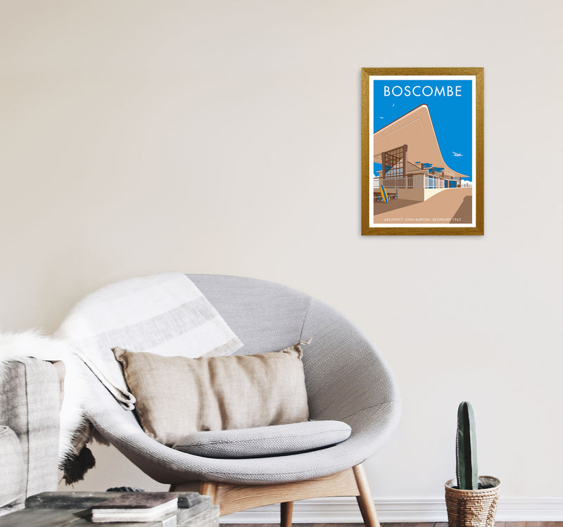 Boscombe Framed Digital Art Print by Stephen Millership A3 Print Only