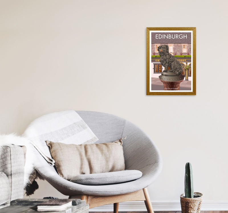 Edinburgh Art Print by Stephen Millership A3 Print Only