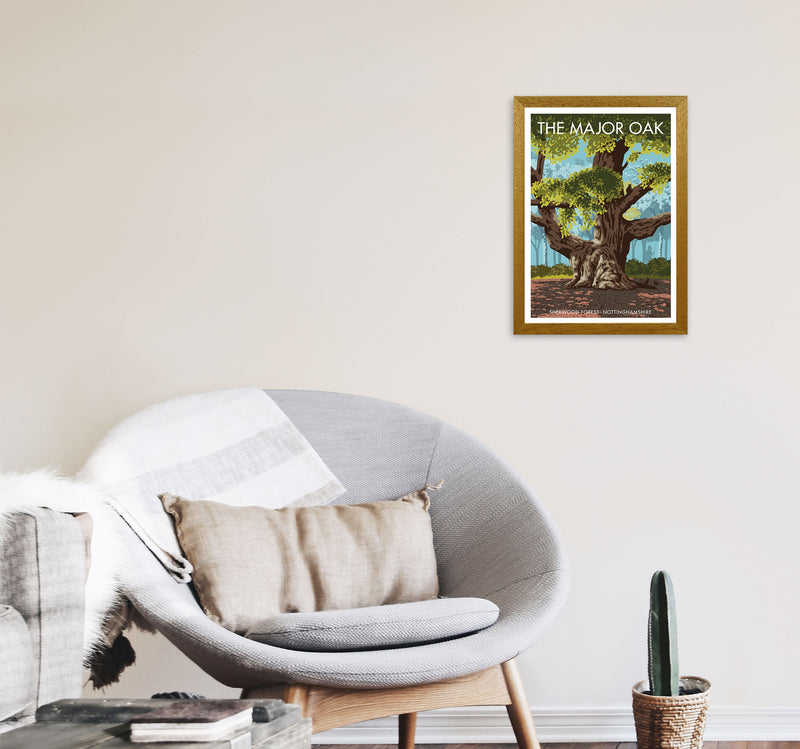 The Major Oak Art Print by Stephen Millership A3 Print Only