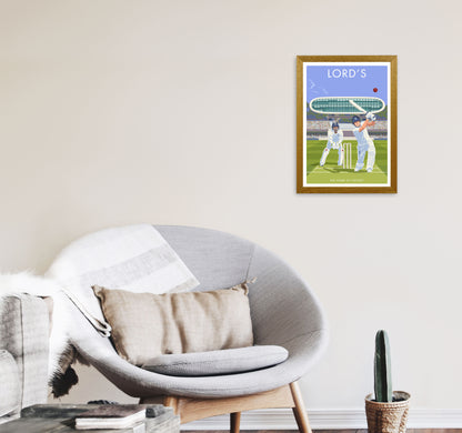 Lord's Travel Art Print by Stephen Millership A3 Print Only
