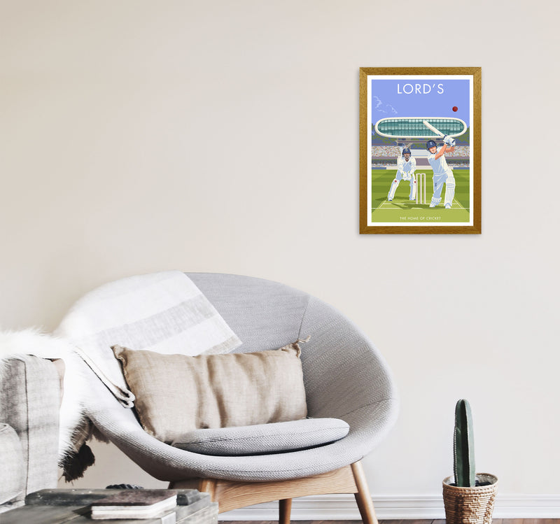 Lord's Travel Art Print by Stephen Millership A3 Print Only