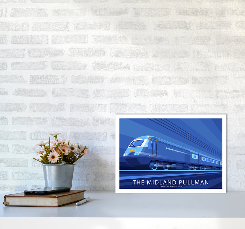 Hst Pulman Travel Art Print By Stephen Millership A3 Black Frame