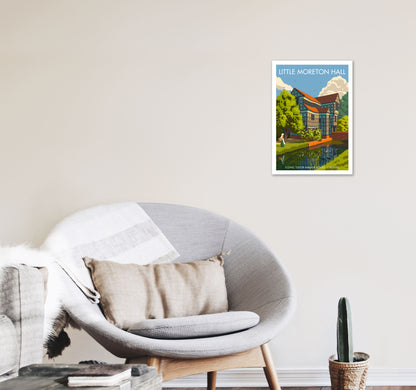 Little Moreton Hall by Stephen Millership A3 Black Frame