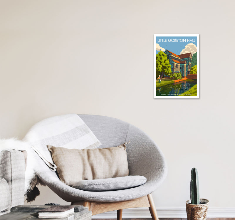 Little Moreton Hall by Stephen Millership A3 Black Frame