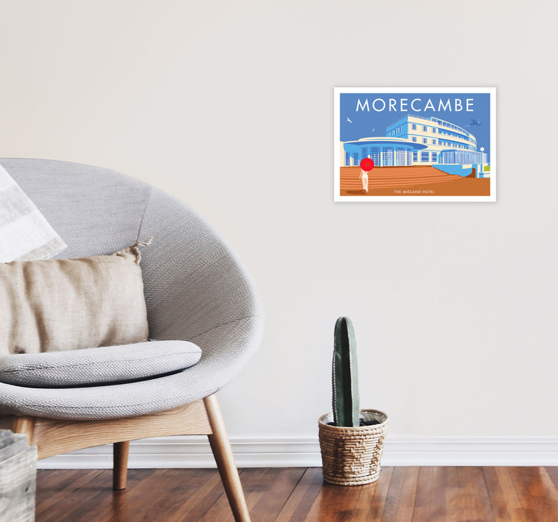 Morecambe by Stephen Millership A3 Black Frame