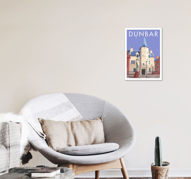 Dunbar by Stephen Millership A3 Black Frame