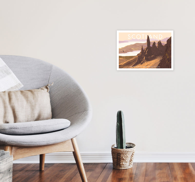 Scotland by Stephen Millership A3 Black Frame