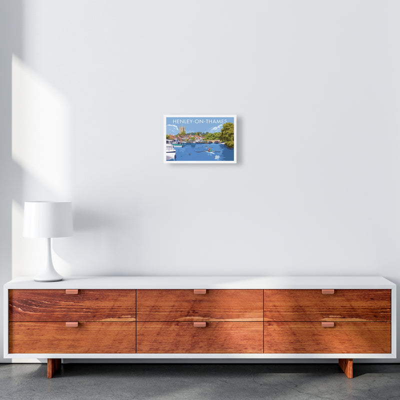 Henley On Thames Travel Art Print By Stephen Millership A4 Canvas