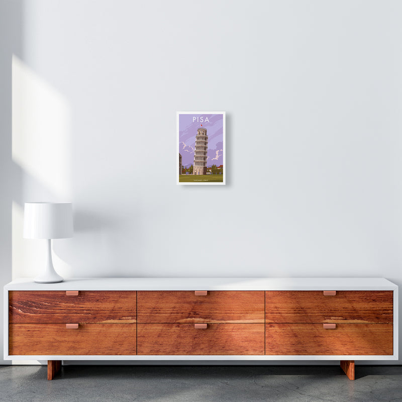 Pisa Travel Art Print By Stephen Millership A4 Canvas