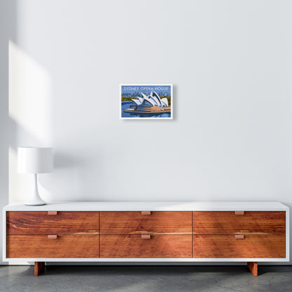 Sydney Opera House Travel Art Print By Stephen Millership A4 Canvas