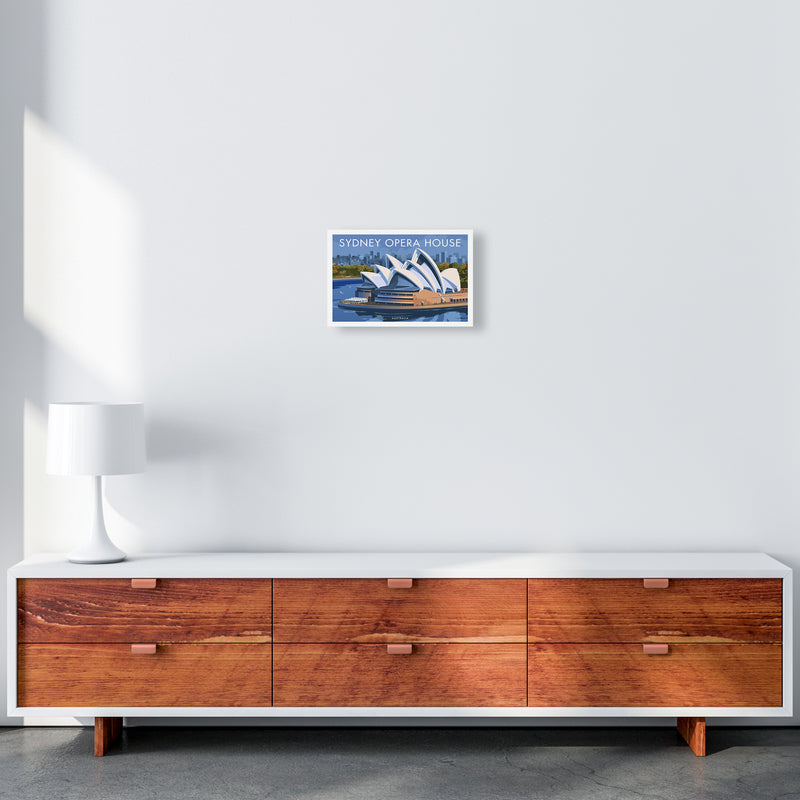 Sydney Opera House Travel Art Print By Stephen Millership A4 Canvas