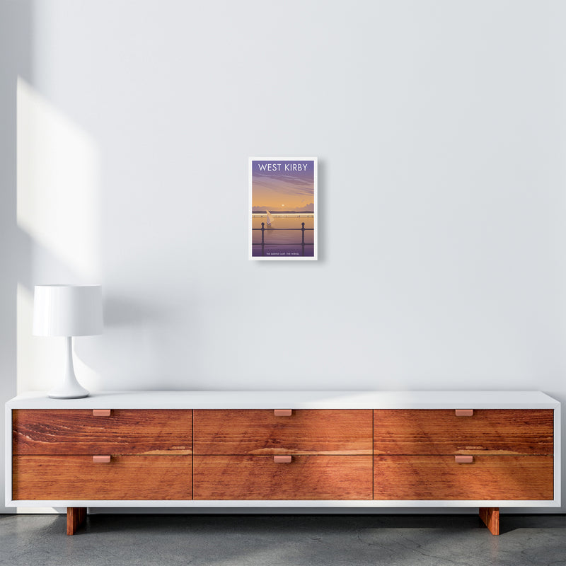 Wirral West Kirby Art Print by Stephen Millership A4 Canvas