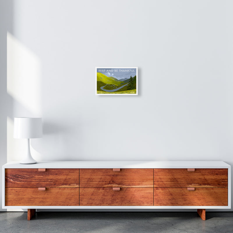 Scotland Rest And Be Thankful Art Print by Stephen Millership A4 Canvas
