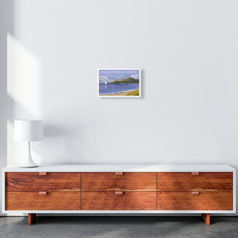 NI The Mountains Of Mourne Art Print by Stephen Millership A4 Canvas