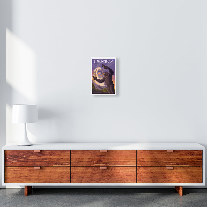Birmingham King Kong Art Print by Stephen Millership A4 Canvas