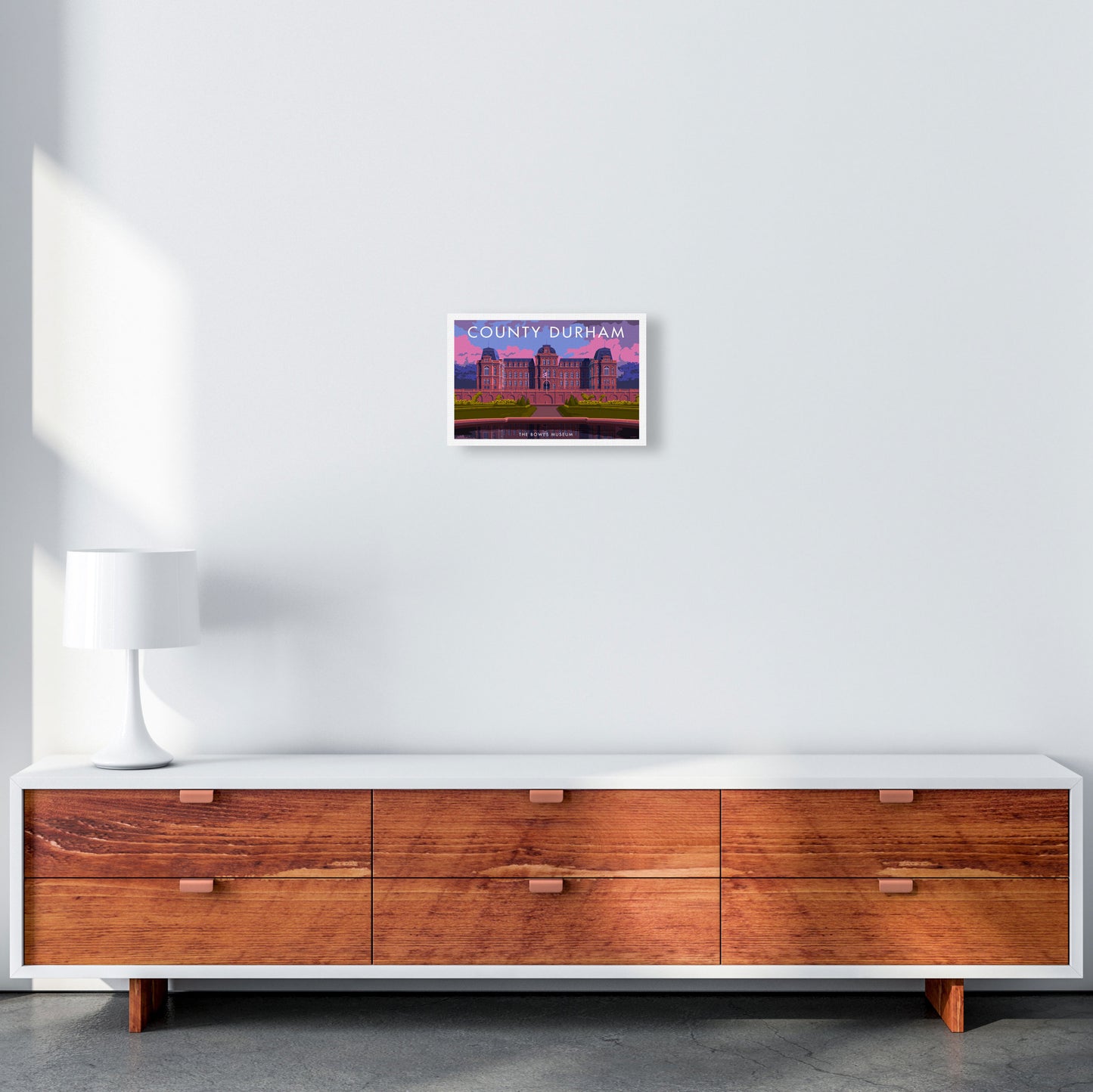 County Durham by Stephen Millership A4 Canvas