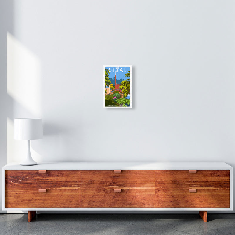 Styal by Stephen Millership A4 Canvas