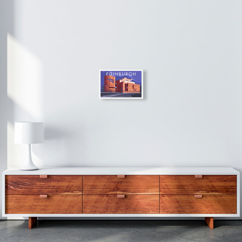 Edinburgh by Stephen Millership A4 Canvas