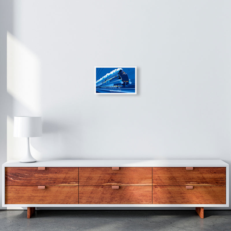 The Mallard Art Print by Stephen Millership, Framed Transport Print A4 Canvas