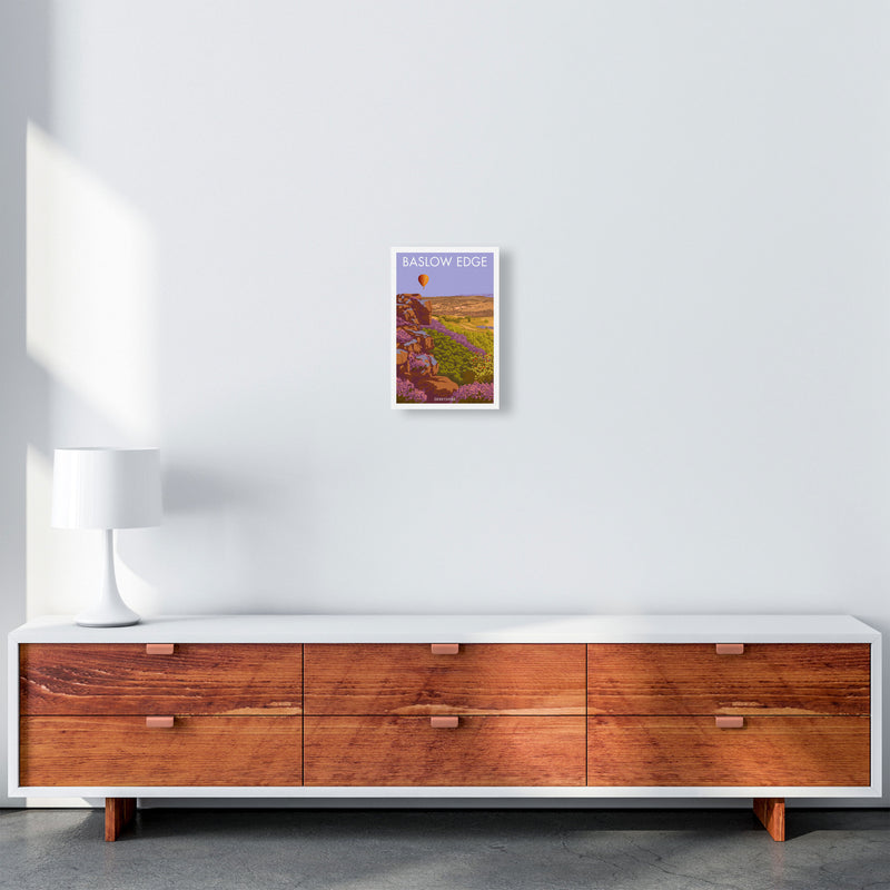 Baslow Edge Derbyshire Travel Art Print by Stephen Millership A4 Canvas