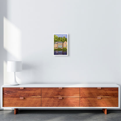 Cromford Derbyshire Travel Art Print by Stephen Millership A4 Canvas
