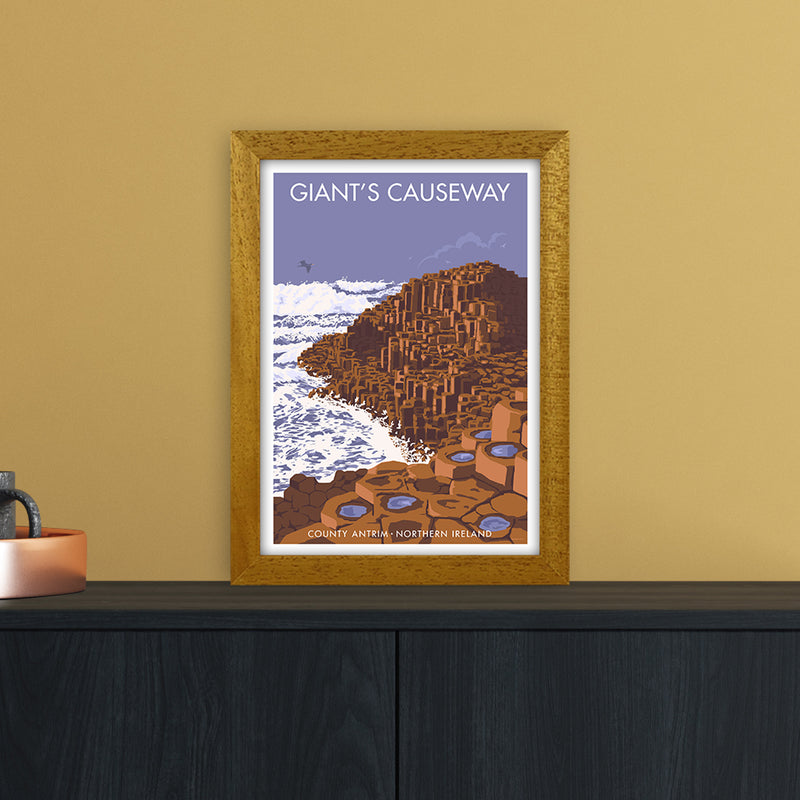 NI Giant'S Causeway Art Print by Stephen Millership A4 Print Only