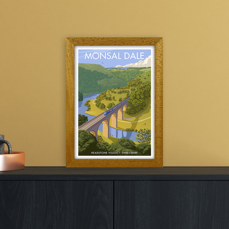Derbyshire Monsal Dale 2 Art Print by Stephen Millership A4 Print Only