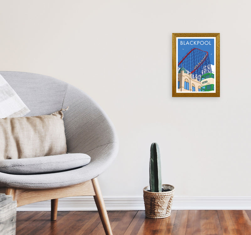 Blackpool by Stephen Millership A4 Print Only