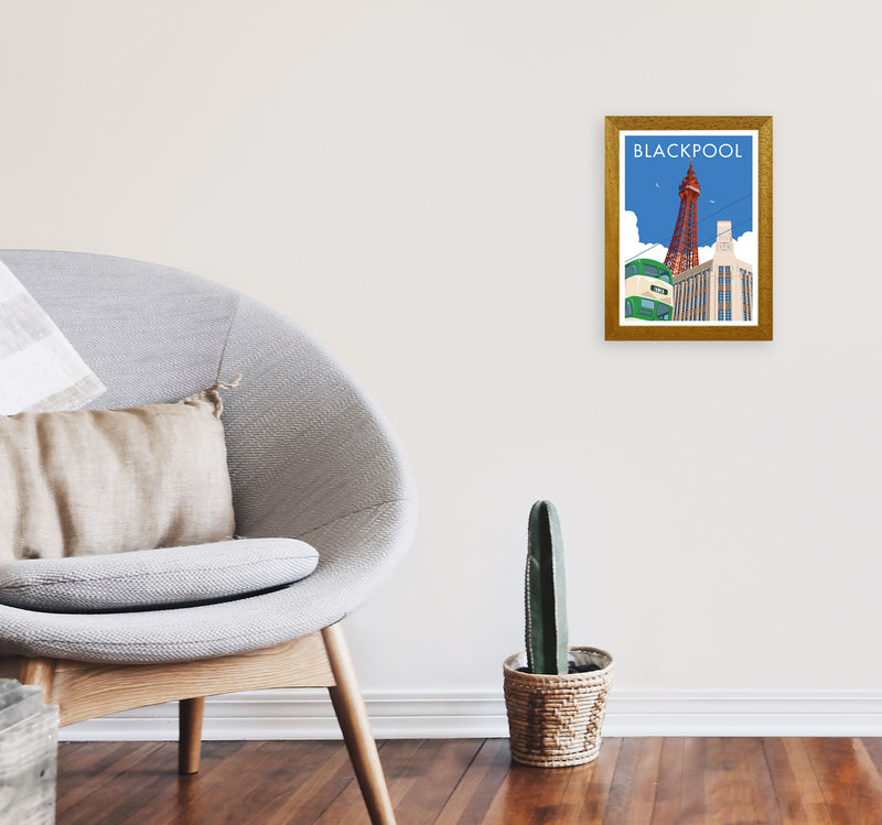 Blackpool by Stephen Millership A4 Print Only