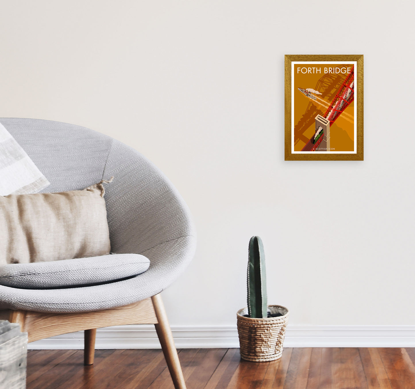Forth Bridge by Stephen Millership A4 Print Only