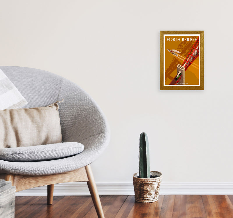 Forth Bridge by Stephen Millership A4 Print Only