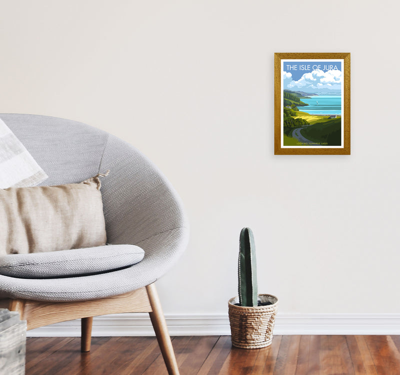 The Isle of Jura Art Print by Stephen Millership A4 Print Only