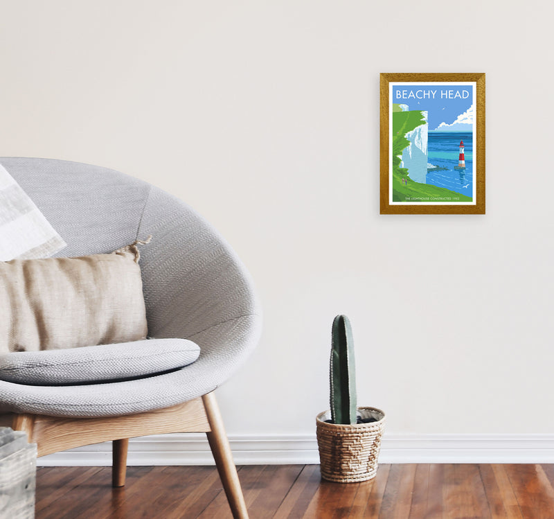 Beachy Head by Stephen Millership A4 Print Only