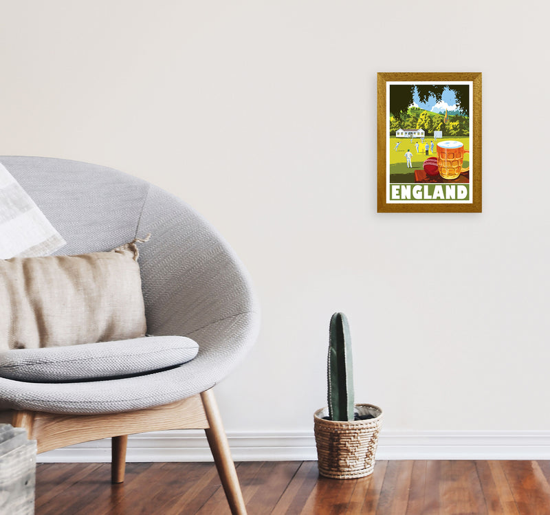 England by Stephen Millership A4 Print Only