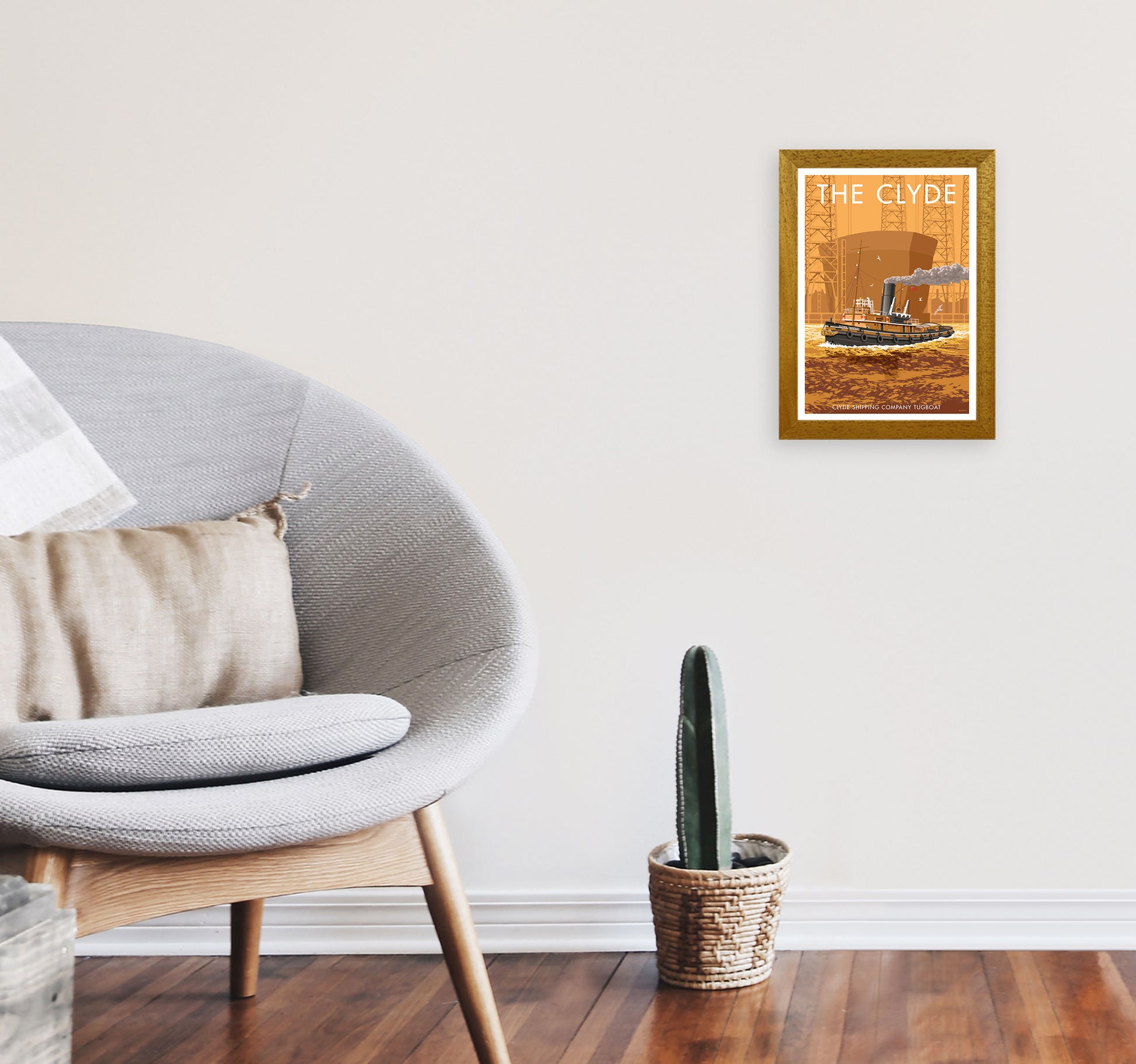The Clyde Art Print by Stephen Millership A4 Print Only