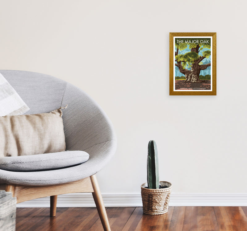 The Major Oak Art Print by Stephen Millership A4 Print Only